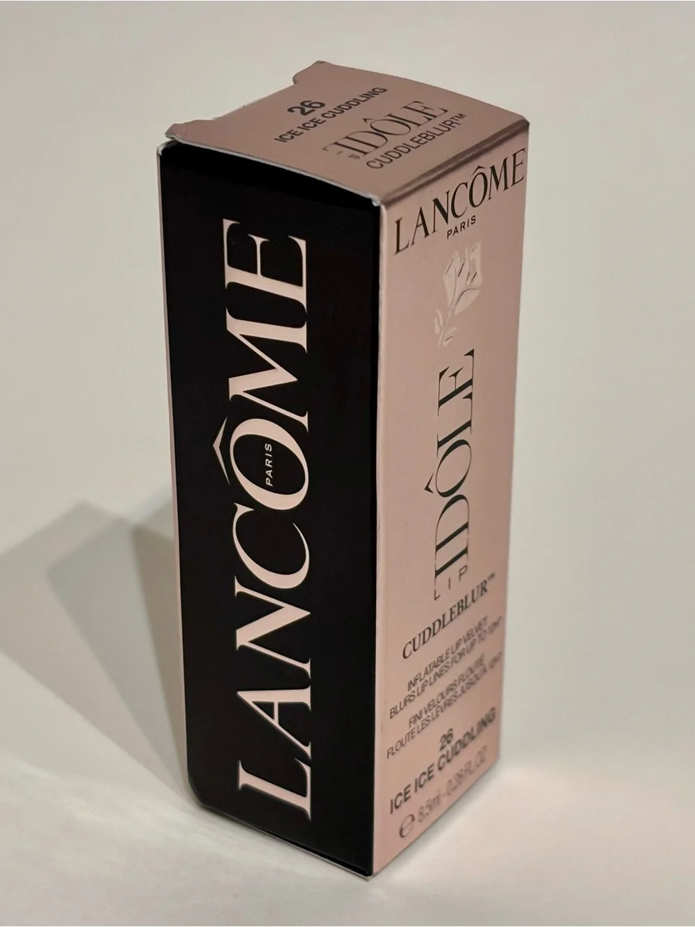 Lancôme Lip Idôle CuddleBlur Lip Velvet Blurring Matte 26 Ice Ice Cuddling